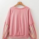  Everleigh Seam Casual Pullover Top