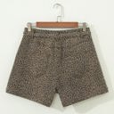  Faith Print Loose Shorts