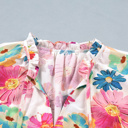  Faith Short Puff Sleeve Blouse