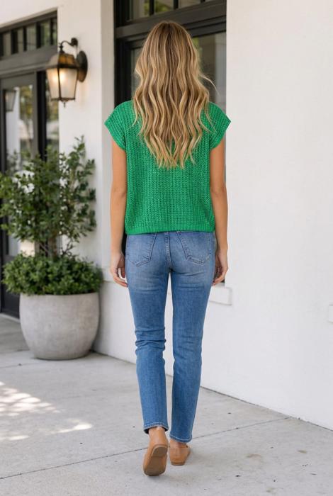 Faith Short Sleeve Sweater