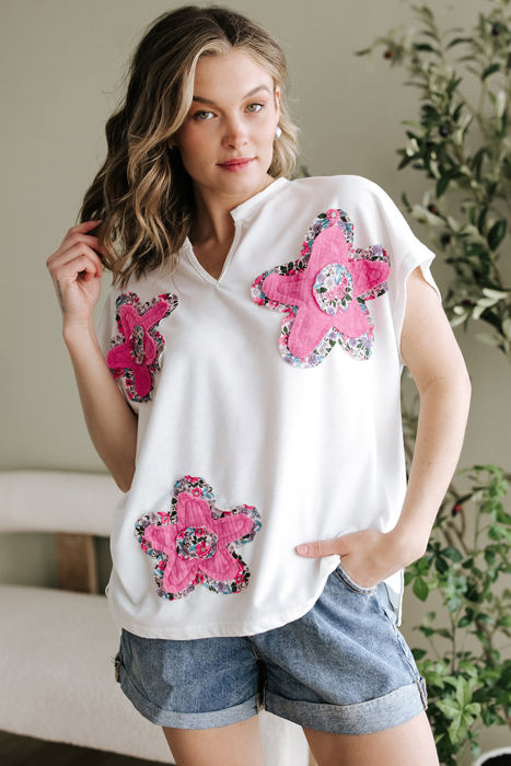 Fallon Floral Dolman Sleeve Top