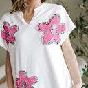  Fallon Floral Dolman Sleeve Top
