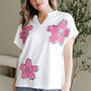  Fallon Floral Dolman Sleeve Top