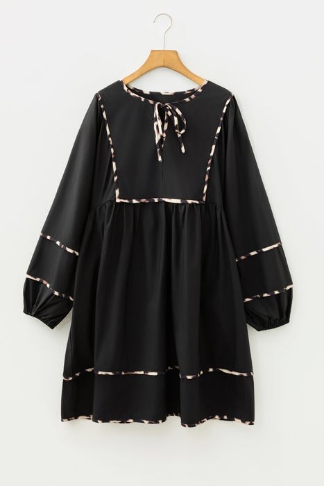 Fatima Flared Mini PLUS Dress