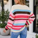  Fernanda Colorblock Drop Shoulder Cardigan