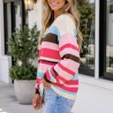  Fernanda Colorblock Drop Shoulder Cardigan