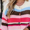  Fernanda Colorblock Drop Shoulder Cardigan