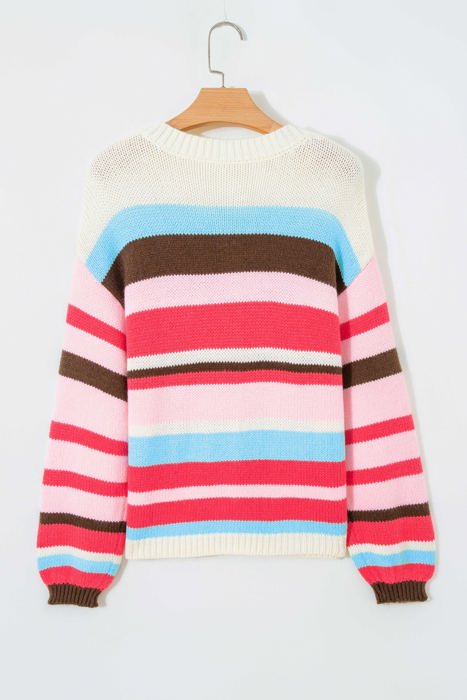 Fernanda Colorblock Drop Shoulder Cardigan