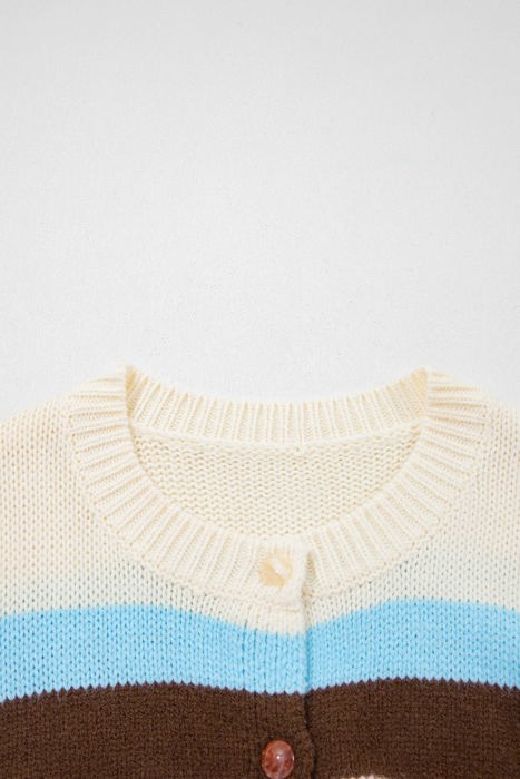 Fernanda Colorblock Drop Shoulder Cardigan