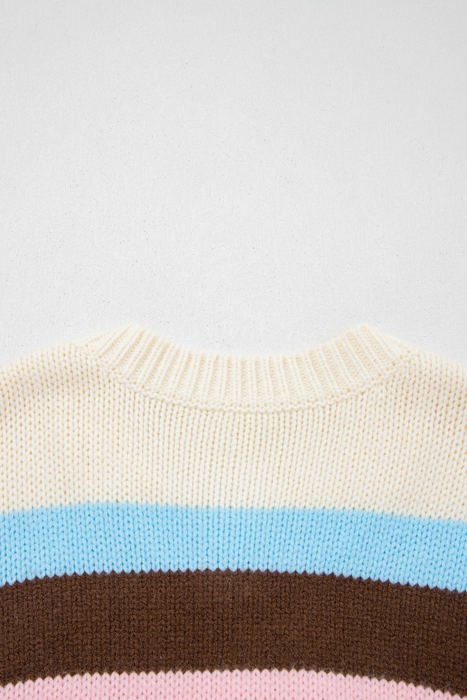 Fernanda Colorblock Drop Shoulder Cardigan