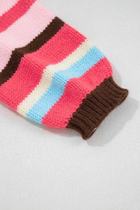 Fernanda Colorblock Drop Shoulder Cardigan