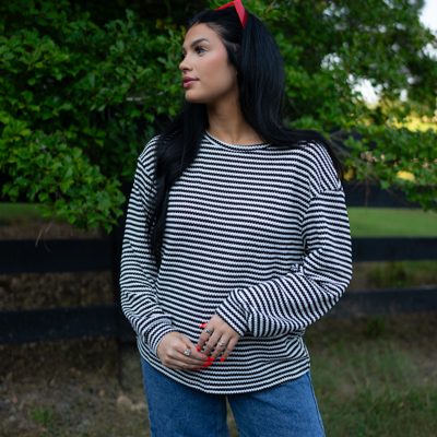 Elouise Stripe Long Sleeve Top