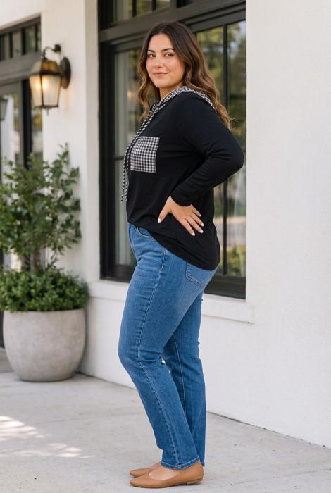 Fiona Long Sleeve Blouse Long Sleeve PLUS Top