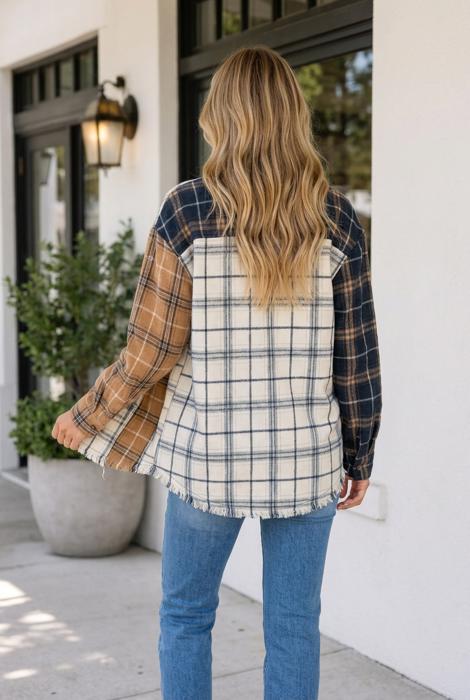 Florence Sleeve Shift Silhouette Shacket