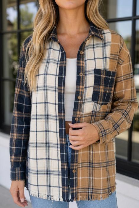 Florence Sleeve Shift Silhouette Shacket