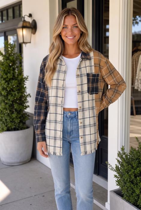 Florence Sleeve Shift Silhouette Shacket
