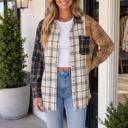 Multicolour Medium Florence Sleeve Shift Silhouette Shacket