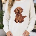  Franceskah Dropped Shoulder Relaxed Sweater