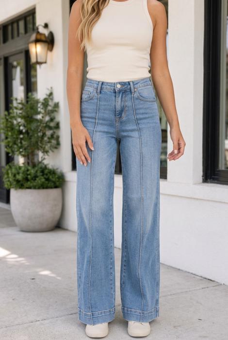 Gabriella Detail Flare Leg Jeans