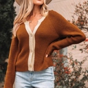  Gabriella Knit Neckline Short Cardigan
