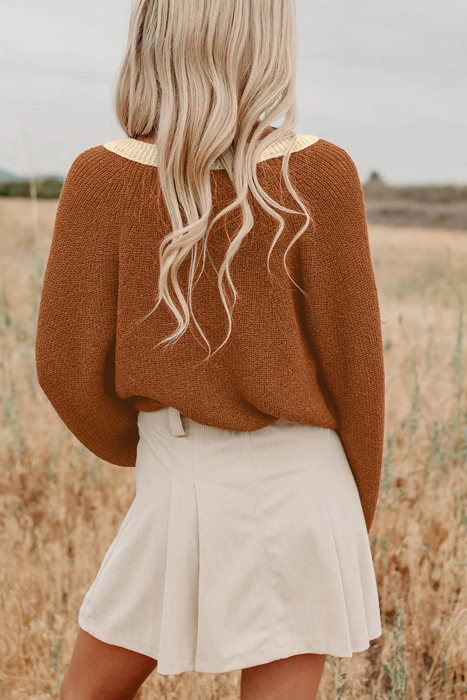 Gabriella Knit Neckline Short Cardigan