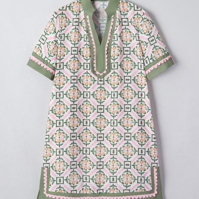 Galilea Sleeve Loose Mini Dress
