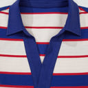  Genesis Stripe Polo Pullover Sweatshirt
