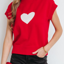  Genevieve Cropped Short Sleeve Sweater
