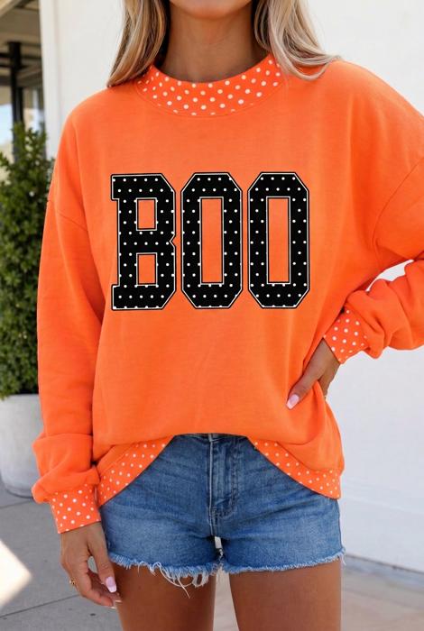 Gennah Print Baggy Graphic Sweatshirt