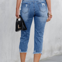  Georgia Skinny Distressed Capri Jeans