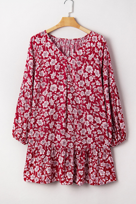 Georgina Balloon Sleeve Relaxed PLUS Dress