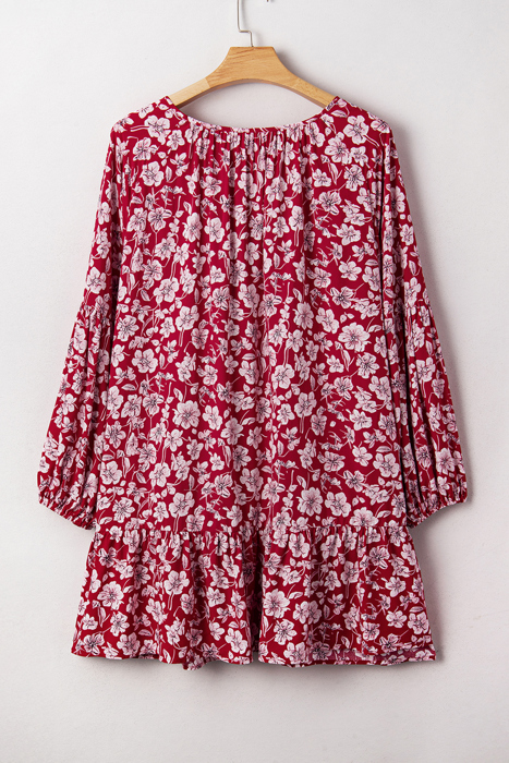Georgina Balloon Sleeve Relaxed PLUS Dress