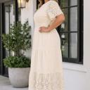  Geraldine Sleeve Maxi PLUS Dress