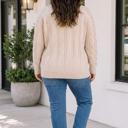  Geraldine Tunic Length Sweater Long Sleeve PLUS Top