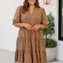  Gia Long Sleeve Shift PLUS Dress