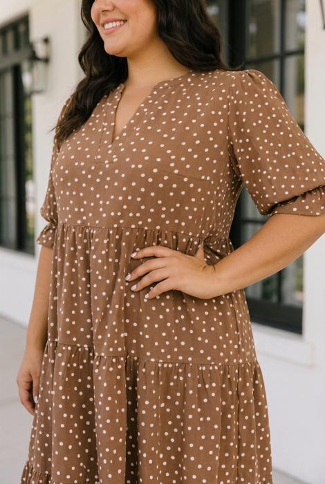 Gia Long Sleeve Shift PLUS Dress