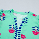  Gianna Floral Flutter Sleeve Blouse