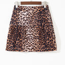  Giohana Patchwork Hot Mini Skirt