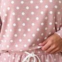  Giovanna Polka Dot Long Sleeve Top Set