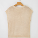  Giselle applique Cap Sleeve Sweater
