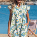  Giuliana Sleeve Shift Mini Dress