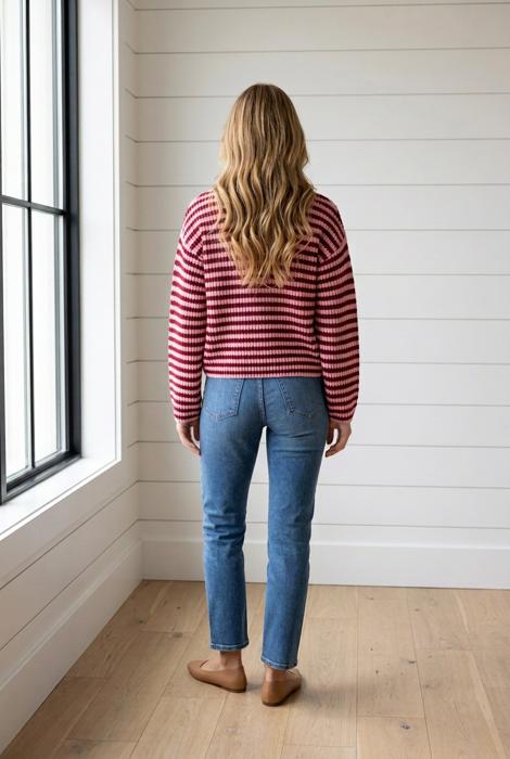 Giuliania Open Front Cardigan Long Sleeve Top