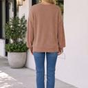  Gracelyn Colorblock Ribbed Knit Top