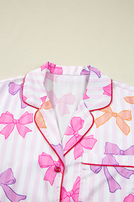 Gracelynn Contrast Piping Trim Shirt