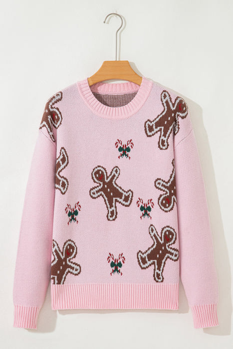 Grehara Man Print Casual Sweater