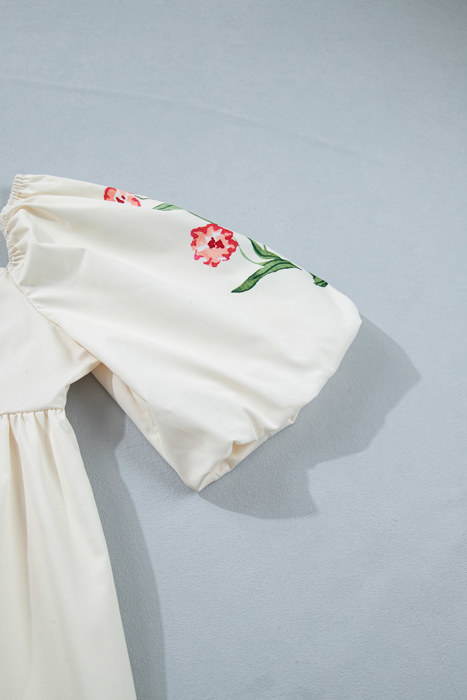 Greta Puff Sleeve Babydoll Dress