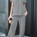  Guinevere Ribbed High Loose Tee