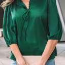  Gwendolyn 3 4 Sleeve Blouse