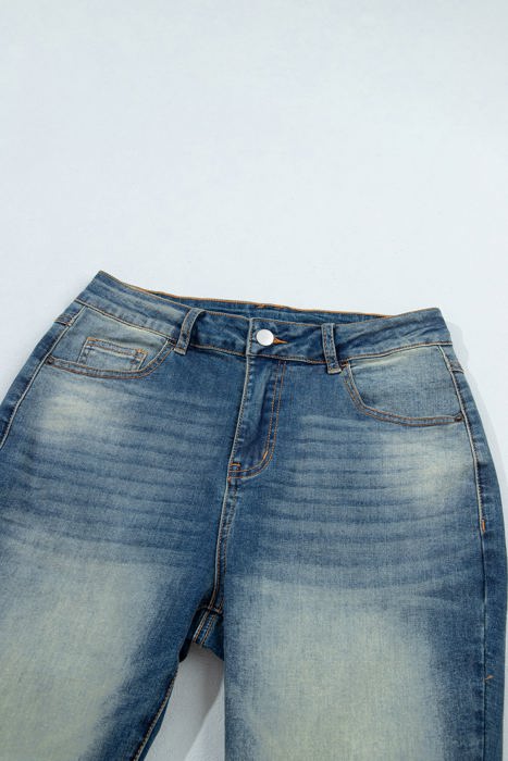 Hadlee Detail Flare Leg Jeans