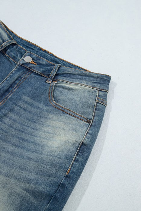 Hadlee Detail Flare Leg Jeans